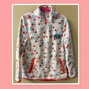 Girls Eddie Bauer Fleece Pullover - Size Small (7/8)